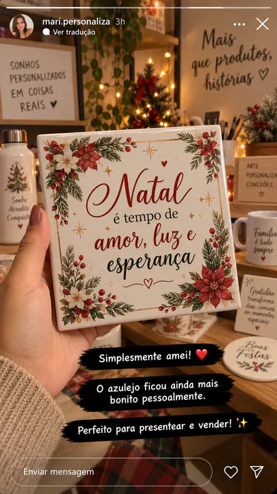Produto personalizado criado com arte da Artbox