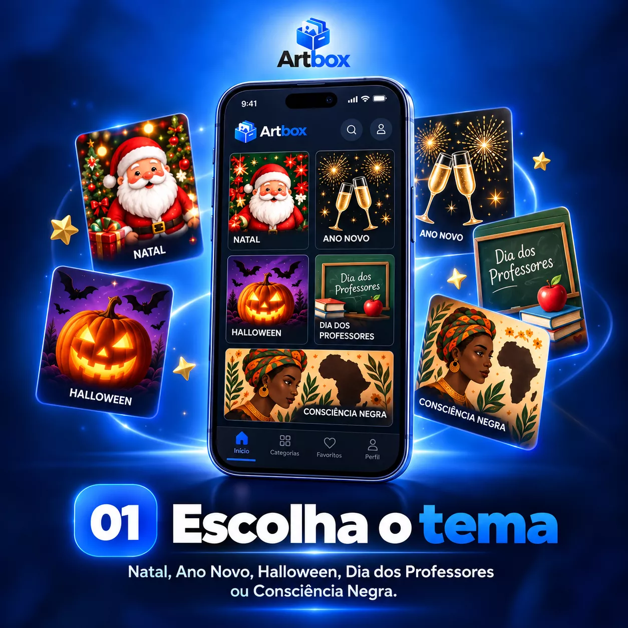 Tela 1 do aplicativo Artbox